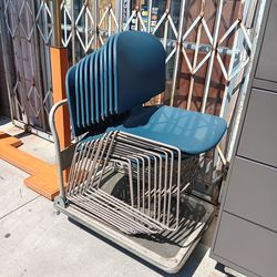Steelcase max stackable chairs 10 each