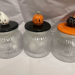 Johanna Parker Halloween Glasses Jars 