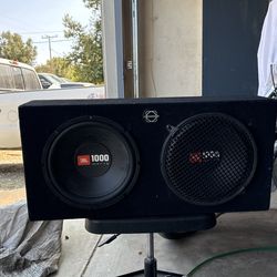 Jbl Subwoofer Box With Two 10s