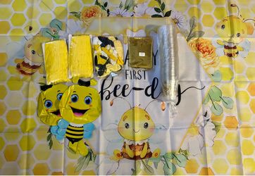 First Bee-Day Party Decorations Supplies