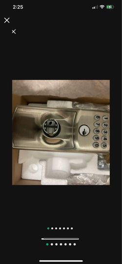 New door lock Schlage still in box coming with key  and code .