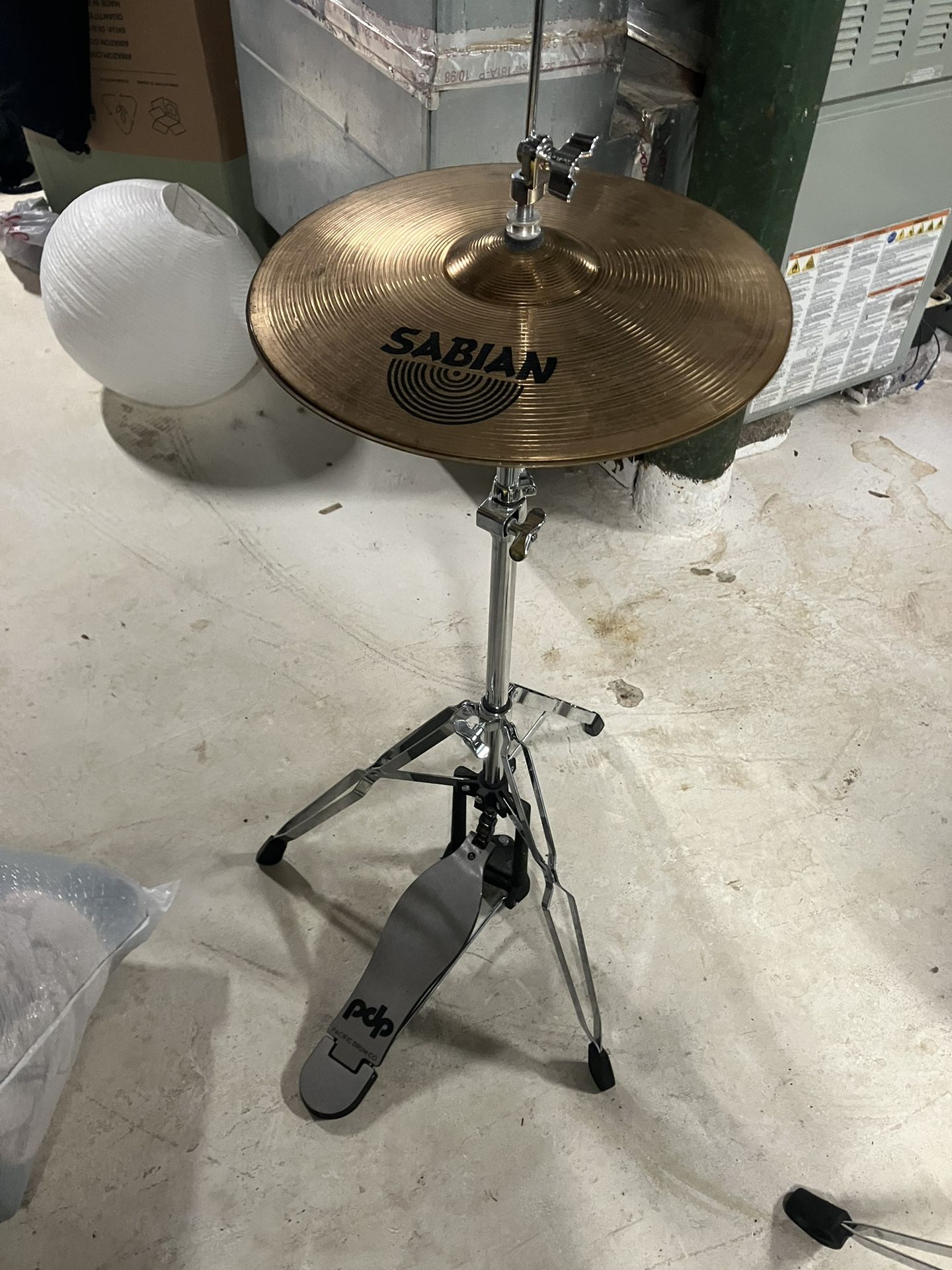 Sabina B8 and B8 Pro 14 inch Hi hats with PDP Hat Stand