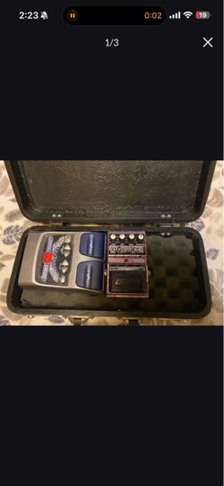 Guitar Effects Pedals With Case