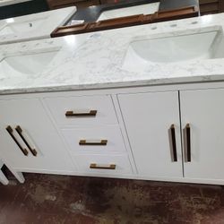 60" Bathroom Vanities With Tops Starting At $850 & Up