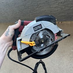 Chicago 7 1/4” Circular Saw With Laser Guide 
