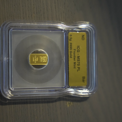 0.5 Gram ICG - MS70 .9999