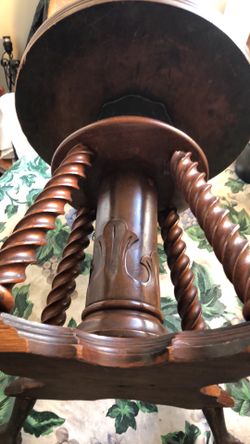Vintage piano stool.