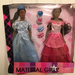 #9924 Lovely Patsy A Fashion Expert Material Girlz 2 African American Doll Set- This lovely set is a very rare find and so far the only one I can find