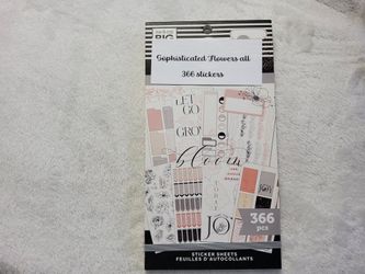 Sophisticated Flowers sticker book