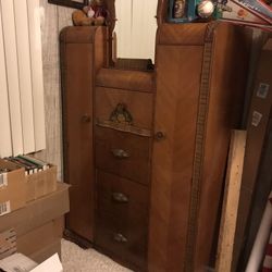 Wardrobe closet antique armoire