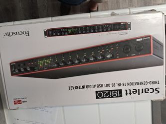 Focusrite 18i20 3rd Generation Aaudio Interface/Brand New