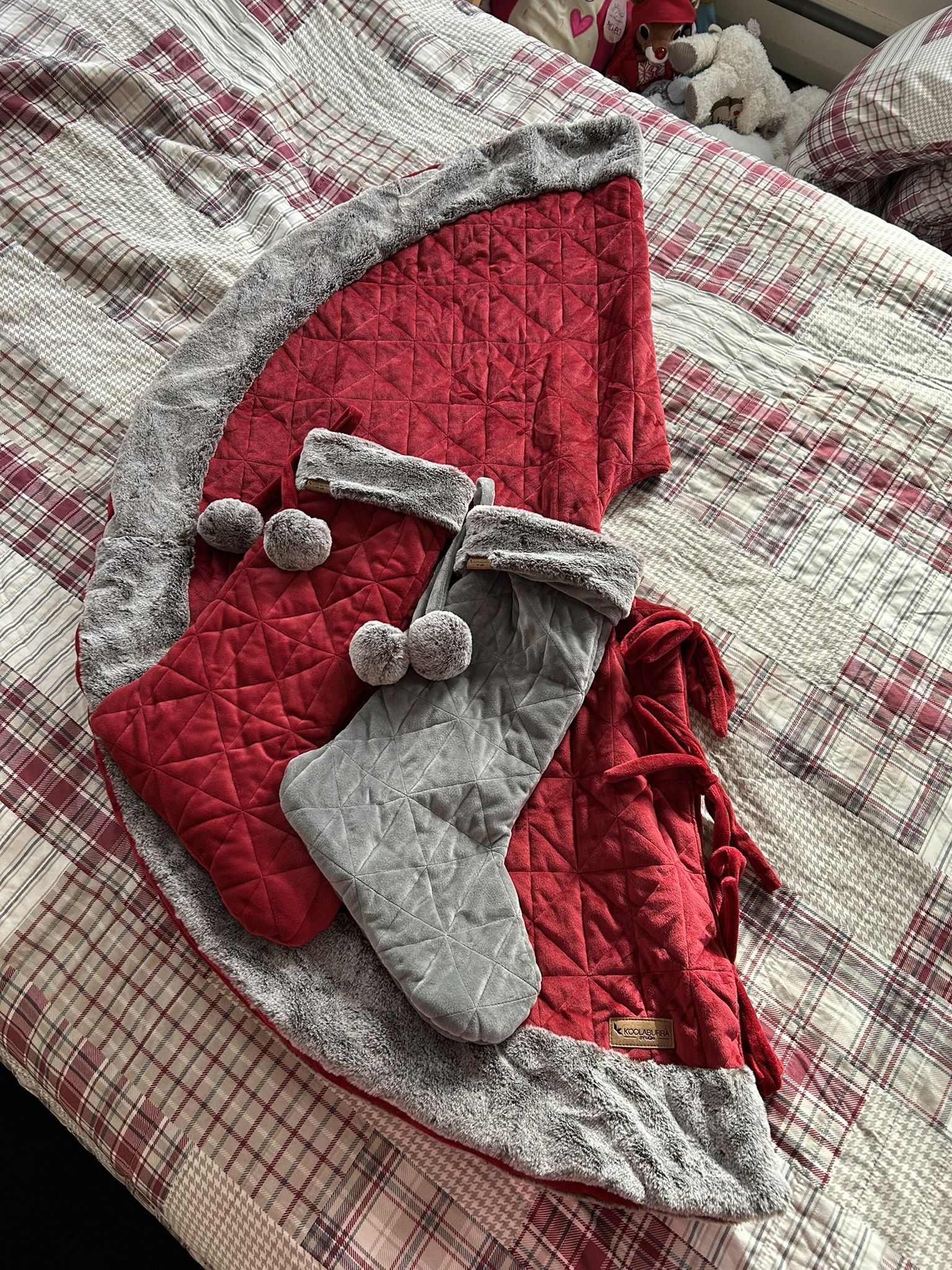 Koolaburra by UGG tree skirt and stockings