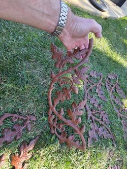 Cast Iron Acorn Panels (eight total)