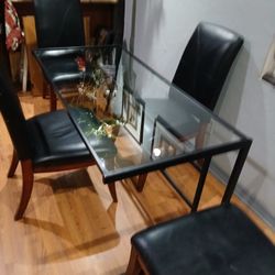 Glass Table  For $50 / Chairs Not Included