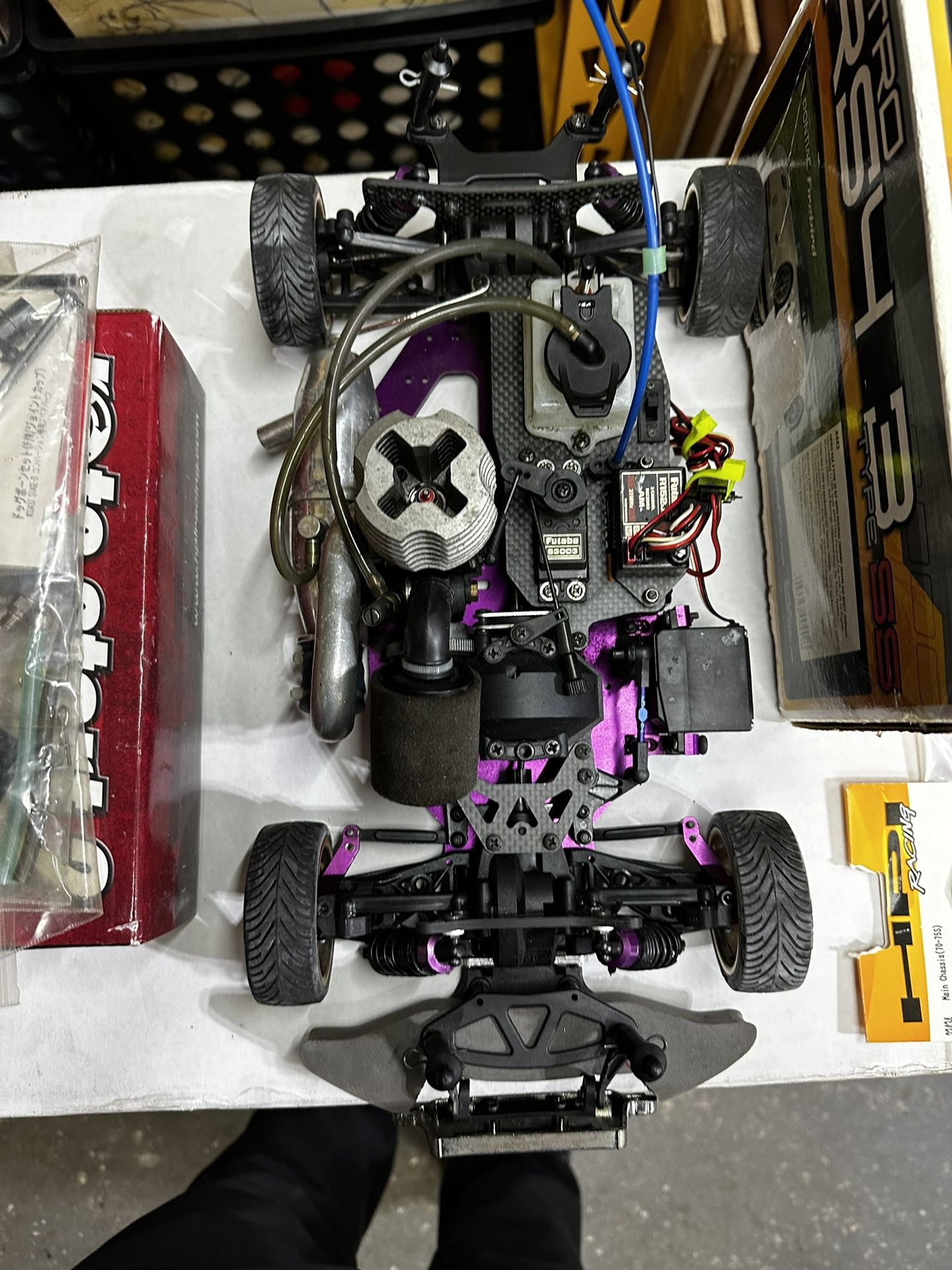 HPI RS4 with Rare Stage D Conversion Kit And Extras for Sale