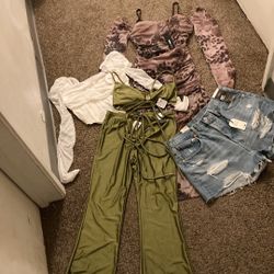 ❗️❗️Woman’s new clothes / 2 Piece One Dress One Corset Top One Pair Of Shorts