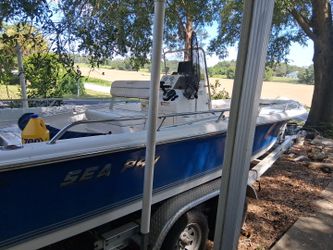 2006 Sea Pro  sv2100 Center Console Boat on Trailer