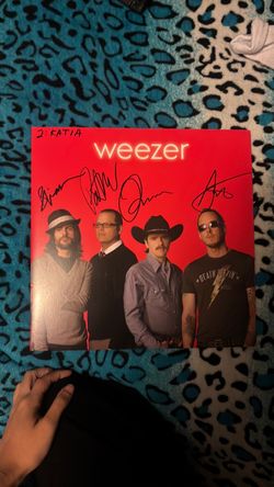 Signed Weezer Red Album!