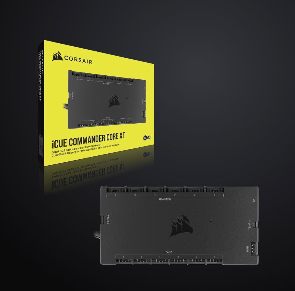 CORSAIR - iCUE Commander Core XT Smart RGB Lighting and Fan Speed Controller