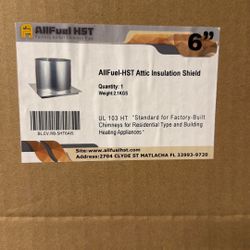 AllFuel-HST Attic insulation Shield 6” New