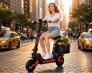 New✅ Electric Scooter for Adults with Seater