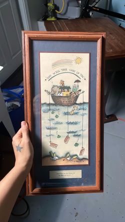 Noah's Ark Framed Religious Art Print