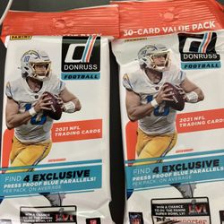 2021 Panini Donruss NFL Football Fat Packs