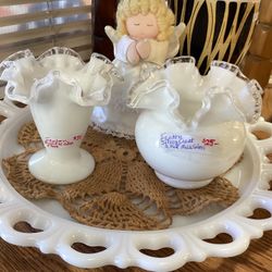 Fenton  Milk Glass Priced Separate