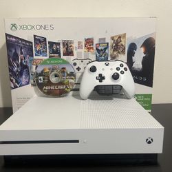 XBOX ONE S 1TB | Minecraft | Controller With Rechargeable Battery