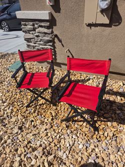 Two 18" director chairs