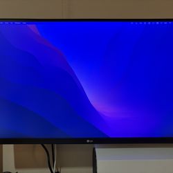 4K LG HDR Monitor 