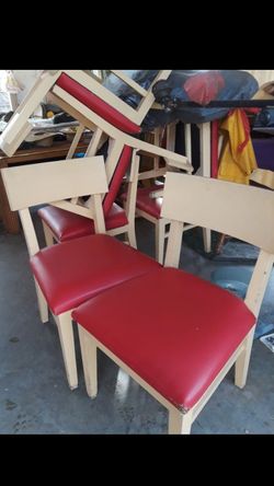 Sillas de madera sólida son 7 sillas