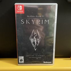 Skyrim The Elder Scrolls V for Nintendo Switch video game console system or Lite five Complete