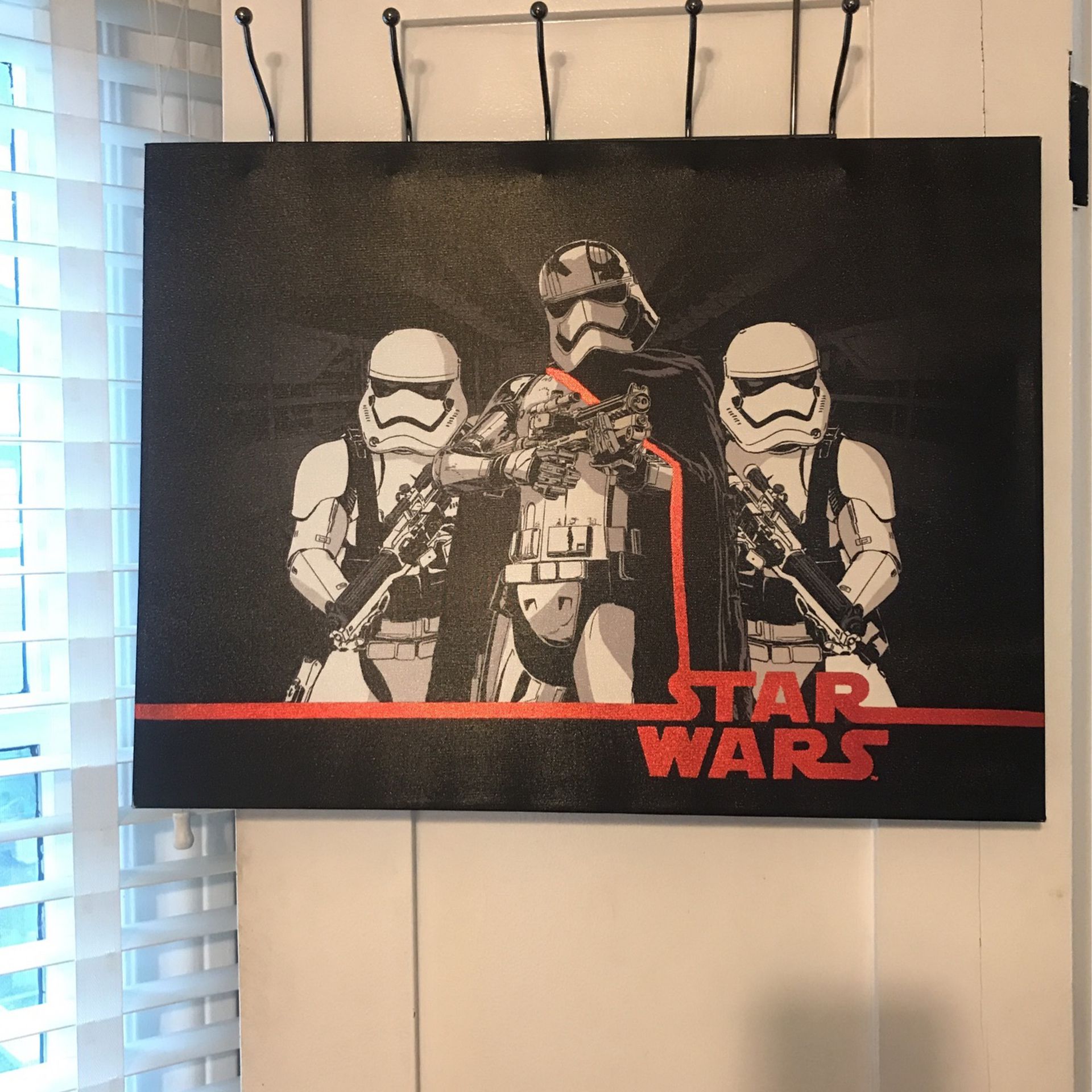 Star Wars Posted On Canvas