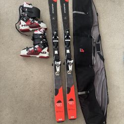 Dynastar Power Track 84 Skis + Head Ski Boots