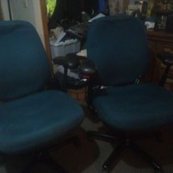 2 Herman Miller Adjustable Office Chairs 