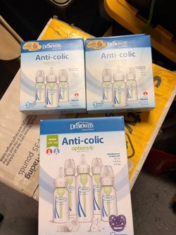 Dr Browns anti colic bottles