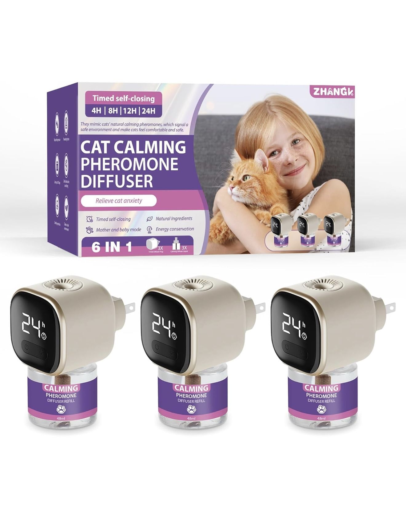 Multi Cat Calming Diffuser Relieve Stress Anxiety
