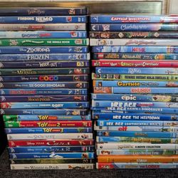 Kids DVDs - Disney movies & more - $3 each or 10 for $25
