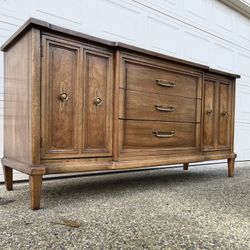 Vintage Henry M Goodman Solid Wood Buffet 