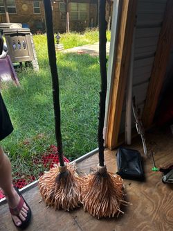 Moving witch brooms