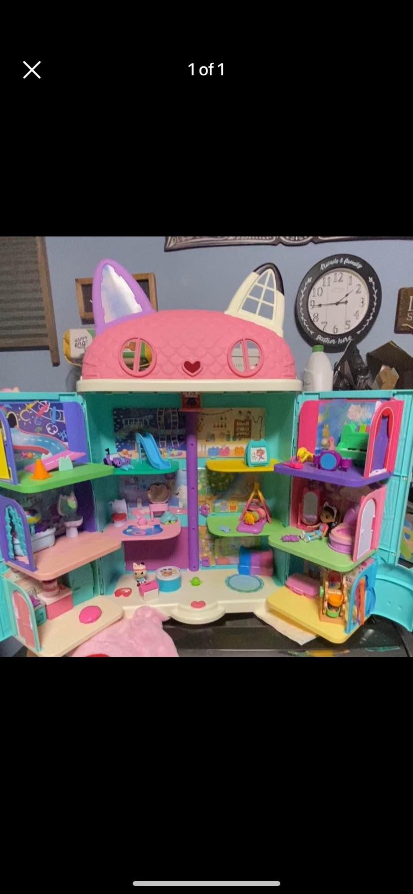 Gabby’s Doll House With 6 Bonus Room And All Accessories Incl