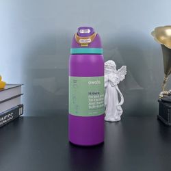 owala 24oz/32oz Straw Insulated Water Bottle Double-Layer Stainless Steel Vacuum Thermal Mug For Sport And Travel