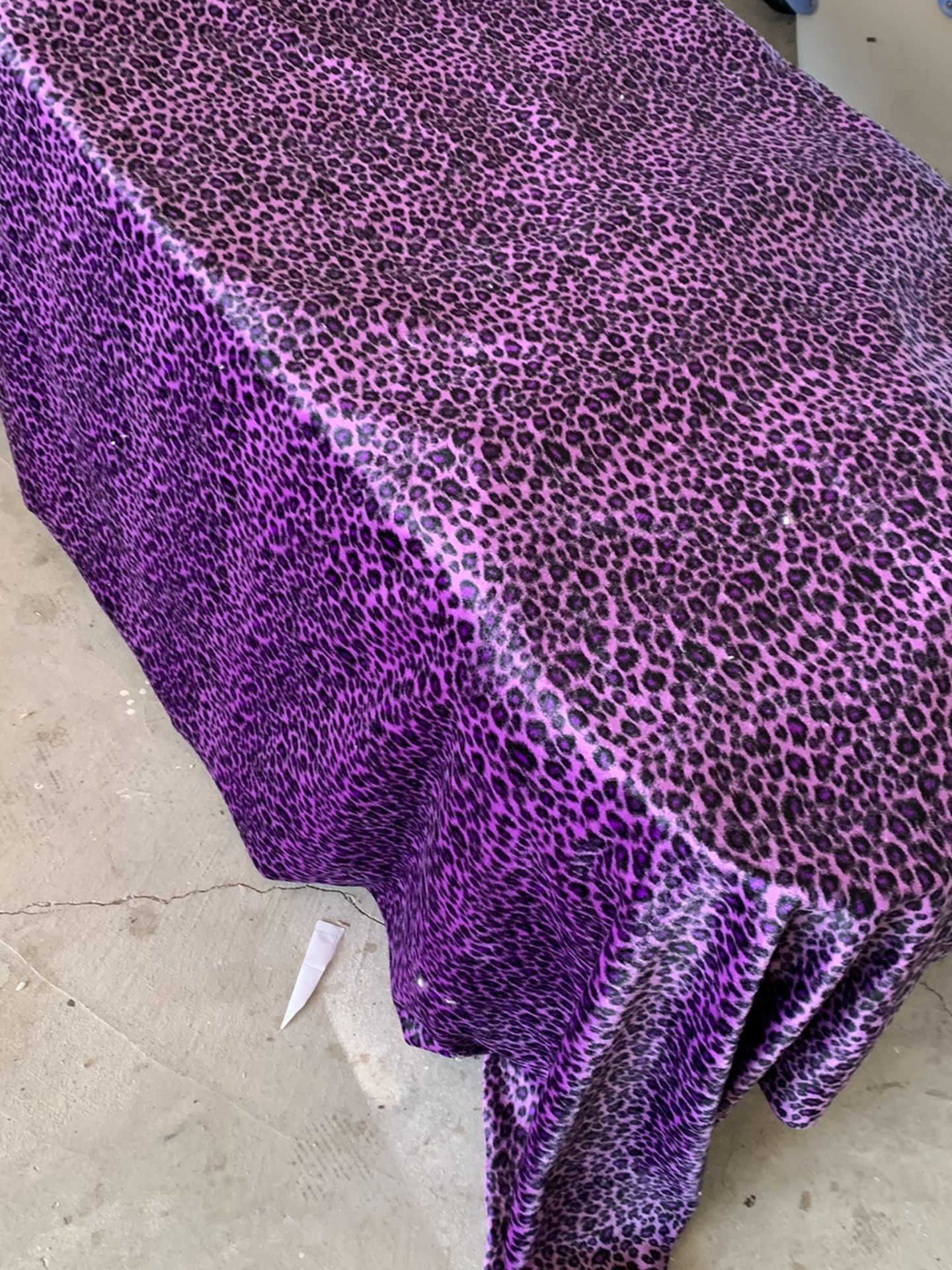 Purple Leopard Material