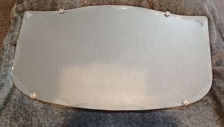 Antique Art Deco 1930's Mirror with Beleved Edges