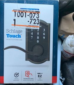 Schlage Touch Lock (Keyless Touchscreen Deadbolt)