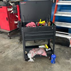 Hyper Tough 28-inch 2 Drawer Tool Cart 