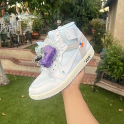 Jordan 1 High Virgil Abloh Archive Alaska Size 10.5m