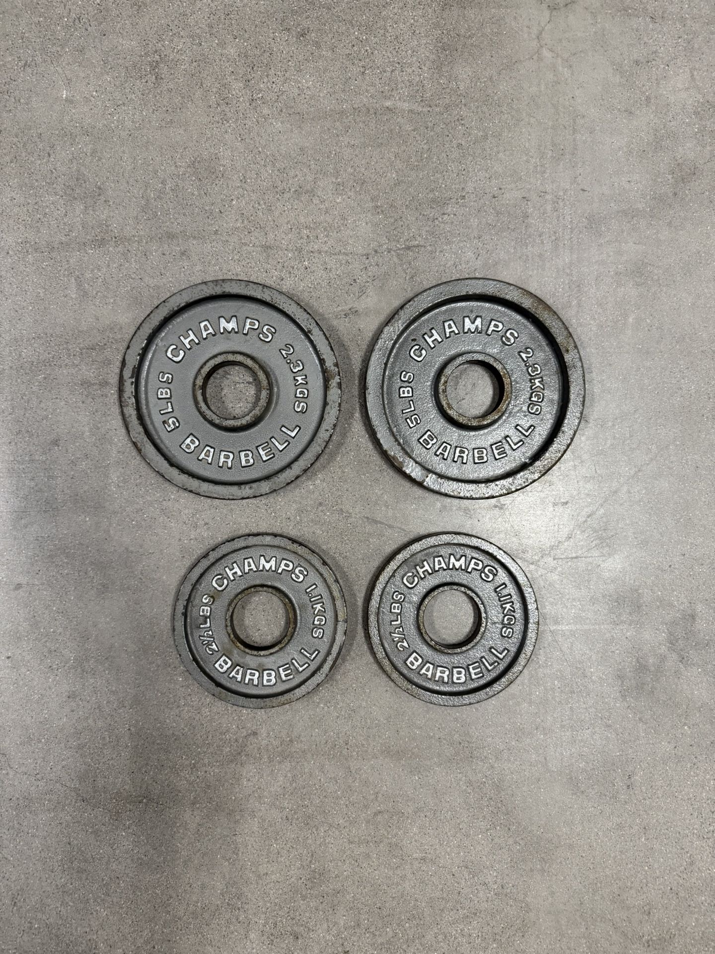 5lb and 2.5lb Weight Plates