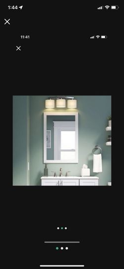 24-In W x 35-in H framed mirror 